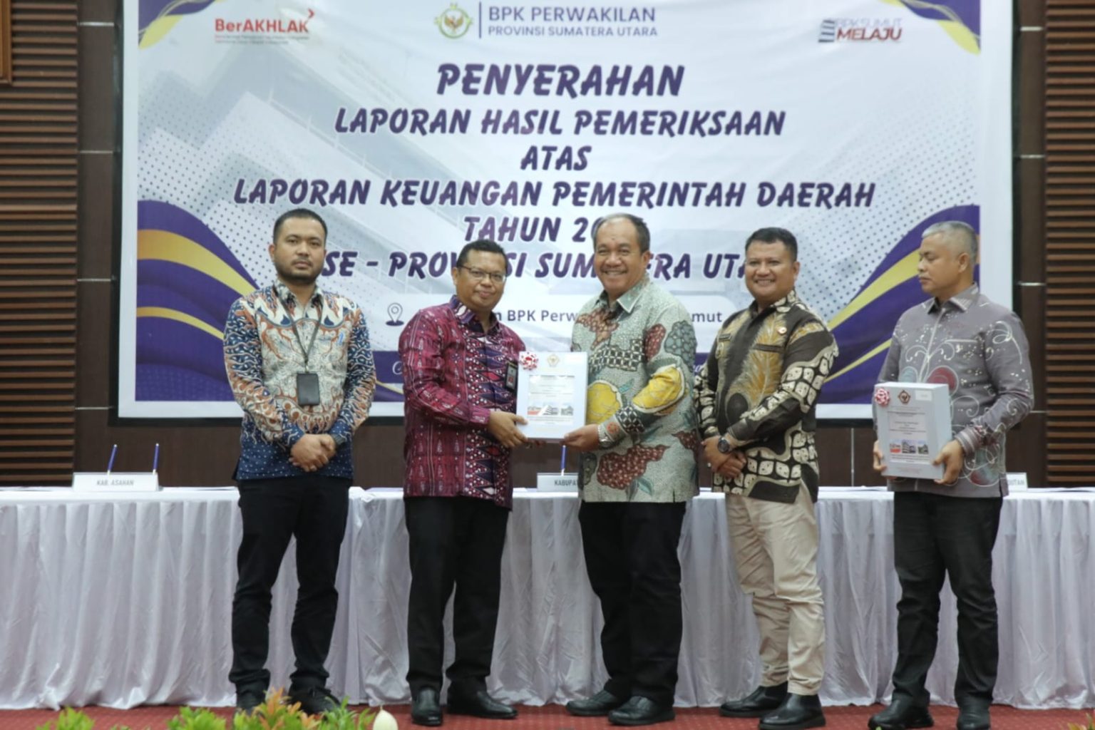 Pemkab Asahan Kembali Raih Opini WTP Dari BPK
