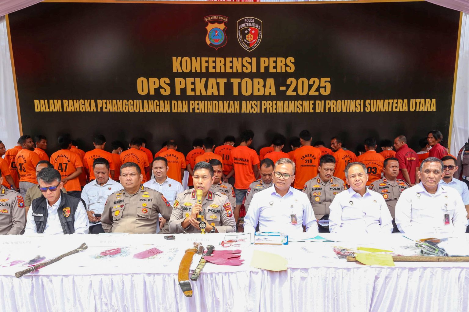 Polda Sumut Tangkap 1.130 Pelaku Premanisme