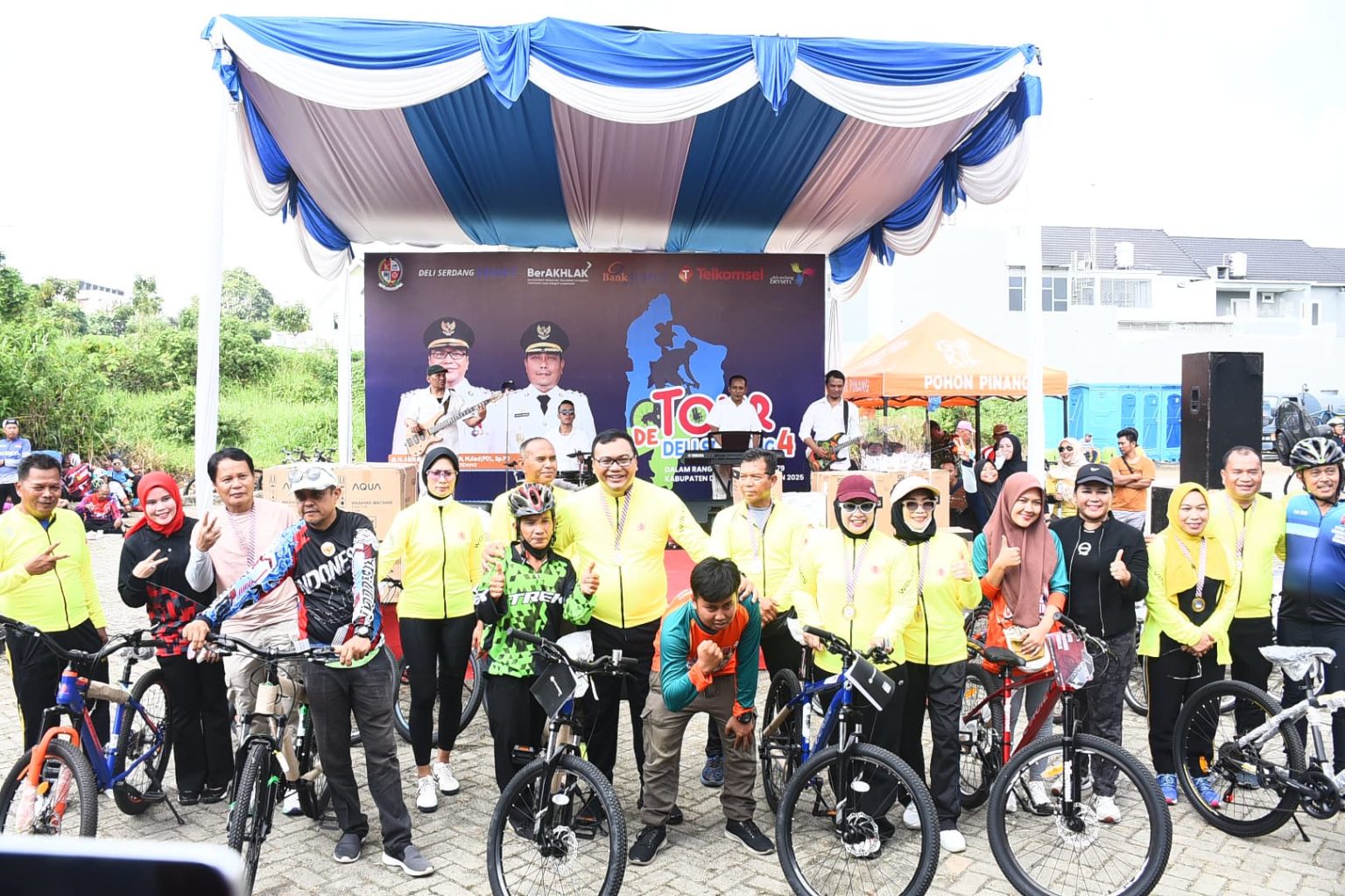 Tiga Ribuan Peserta Ikuti dan Meriahkan Tour de Deli Serdang 2025