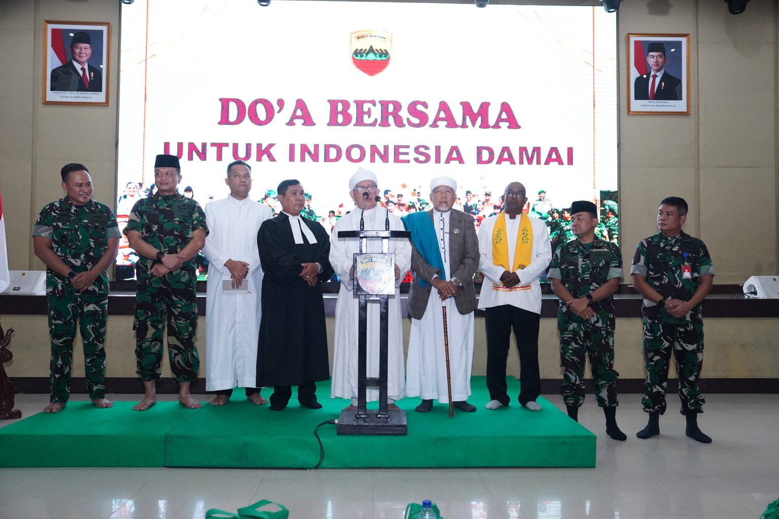 Kodam I/BB Rangkul Semua Elemen di Doa Bersama Indonesia Damai