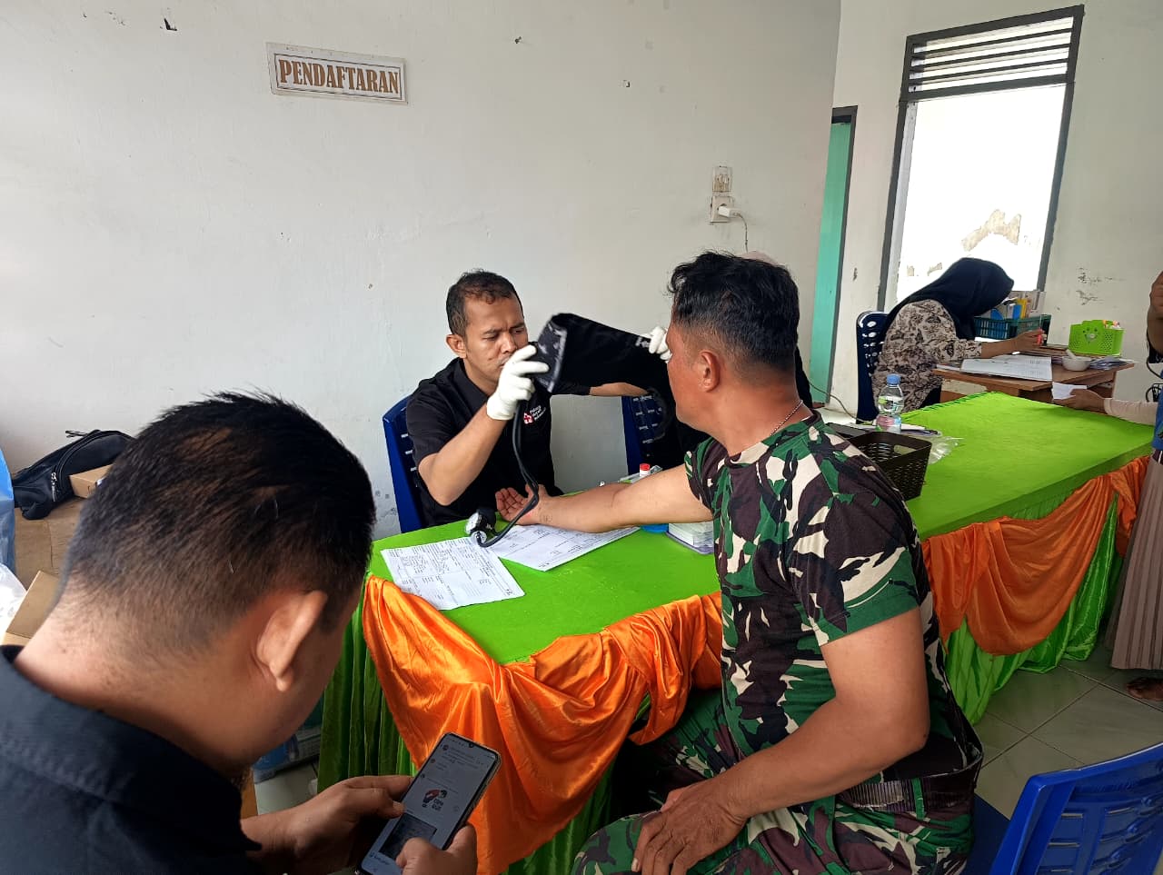 Pemdes Bagan Kuala Kolaborasi Dengan UMSU Gandeng PMI Giat Donor Darah