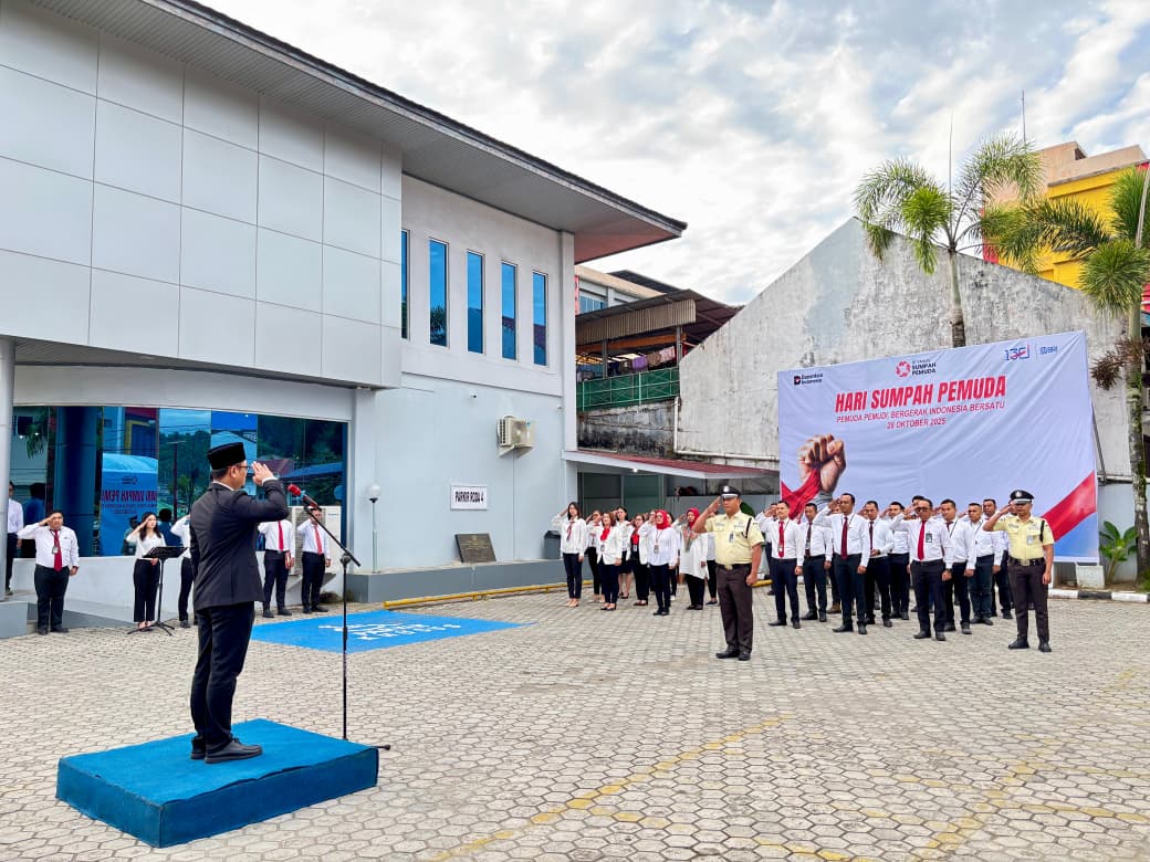 BRI BO Gunungsitoli Gelar Upacara Hari Sumpah Pemuda 2025 dengan Semangat Kebangsaan